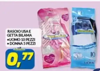 RASOIO USA E GETTA BILAMA UOMO 10 PEZZI DONNA 5 PEZZI