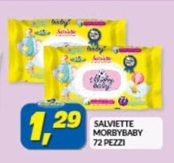 Risparmio Casa SALVIETTE MORBYBABY 72 PEZZI offerta