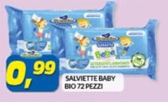 SALVIETTE BABY BIO 72 PEZZI