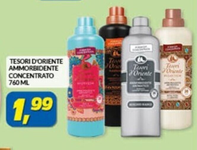 Risparmio Casa TESORI D'ORIENTE AMMORBIDENTE CONCENTRATO 760 ML offerta