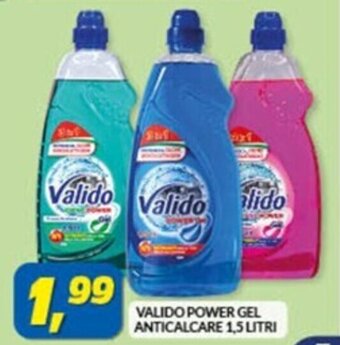 Risparmio Casa VALIDO POWER GEL ANTICALCARE 1,5 LITRI offerta