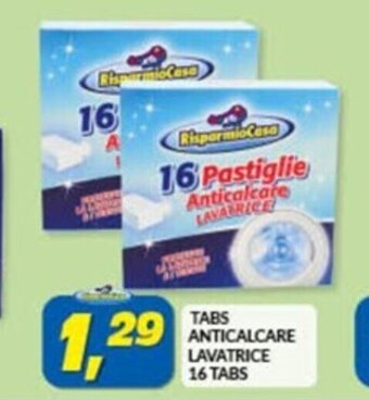 Risparmio Casa TABS ANTICALCARE LAVATRICE 16 TABS offerta