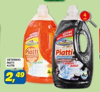 Risparmio Casa DETERSIVO PIATTI 4 LITRI offerta