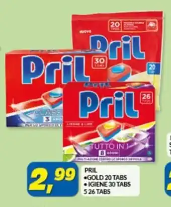 Risparmio Casa PRIL *GOLD 20 TABS IGIENE 30 TABS 526 TABS offerta