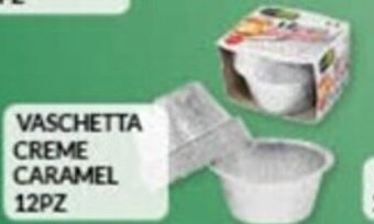 Risparmio Casa VASCHETTA CREME CARAMEL 12PZ offerta