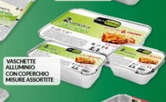 Risparmio Casa VASCHETTE ALLUMINIO CON COPERCHIO MISURE ASSORTITE offerta