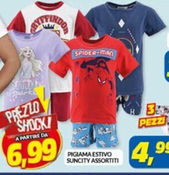 Risparmio Casa PIGIAMA ESTIVO SUNCITY ASSORTITI offerta