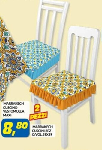 MARRAKECH CUSCINI 2PZ C/VOL.39X39