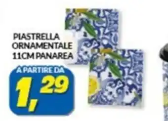 PIASTRELLA ORNAMENTALE 11CM PANAREA