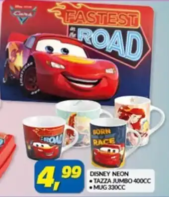 Risparmio Casa DISNEY NEON TAZZA JUMBO 400CC MUG 330CC offerta