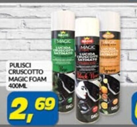 Risparmio Casa PULISCI CRUSCOTTO MAGIC FOAM 400ML offerta
