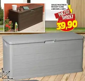 BAULE MULTIBOX WOODY'S LINE BROWN GREY