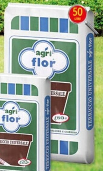 Risparmio Casa TERRICCIO UNIVERSALE LT.50 AGRIFLOR BIANCO offerta