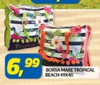 Risparmio Casa BORSA MARE TROPICAL BEACH 49X40 offerta