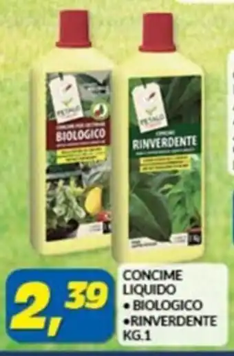Risparmio Casa CONCIME LIQUIDO BIOLOGICO RINVERDENTE 1 kg offerta