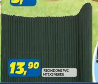 Risparmio Casa RECINZIONE PVC MT1X3 VERDE offerta