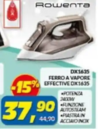 Risparmio Casa FERRO A VAPORE EFFECTIVE DX1635 offerta