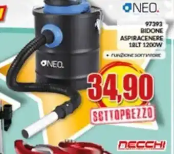 Risparmio Casa NEO BIDONEAspiracenere 18 Lt 1200W offerta