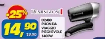 PHON DA VIAGGIO PIEGHEVOLE 1400W