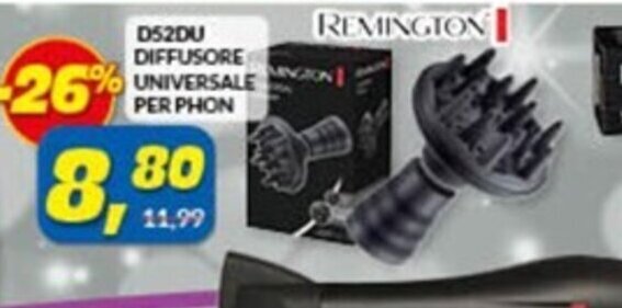 Risparmio Casa REMINGTON D52DU DIFFUSORE UNIVERSALE PER PHON offerta
