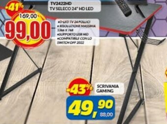 SCRIVANIA GAMING