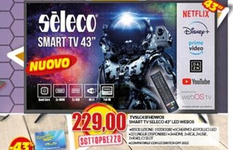 TVSLC43FHDWOS SMART TV SELECO 43" LED WEBOS