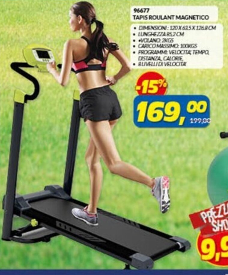 Risparmio Casa TAPIS ROULANT MAGNETICO offerta