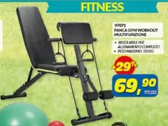 PANCA GYM WORKOUT MULTIFUNZIONE