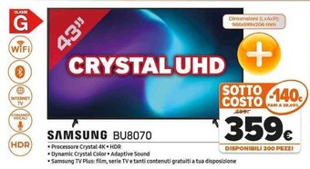 SAMSUNG BU8070