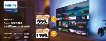 Expert AMBILIGHT tv 4 Serie OLED707 48'' offerta