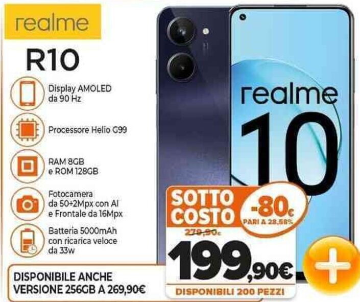Expert realme R10 offerta