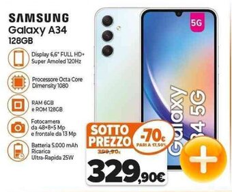 SAMSUNG Galaxy A34 128GB