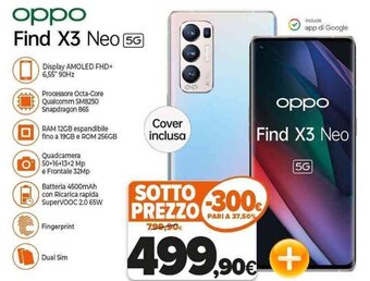 Expert oppo Find X3 Neo 5G offerta