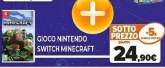 GIOCO NINTENDO SWITCH MINECRAFT