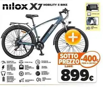 Expert nilox X7 Mobility E-Bike offerta