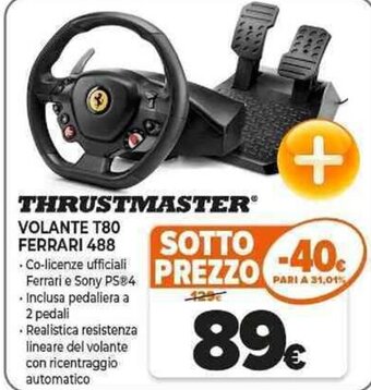 THRUSTMASTER VOLANTE T80 FERRARI 488