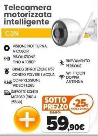 Telecamera motorizzata intelligente