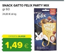 Tigre Felix snack gatto party mix offerta