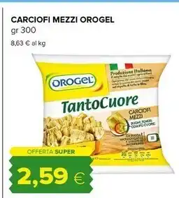 Tigre Orogel carciofi mezzi offerta