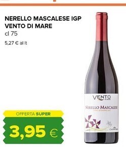 Tigre Vento di mare nerello mascalese igp offerta