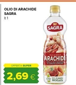 Tigre Sagra olio di arachide offerta