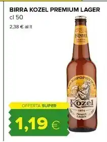 Tigre Kozel birra premium lager offerta