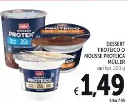 Spazio Conad Muller dessert proteico offerta