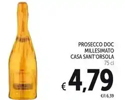 Spazio Conad Sant'orsola prosecco doc millesimato casa offerta