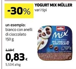 Coop Muller yogurt mix offerta