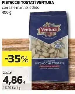 Coop Ventura pistacchi tostati offerta