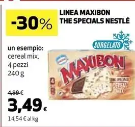 Coop Nestlè linea maxibon the specials offerta