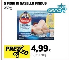 Coop Findus 5 fiori di nasello offerta