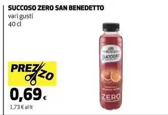 Coop San benedetto succoso zero offerta