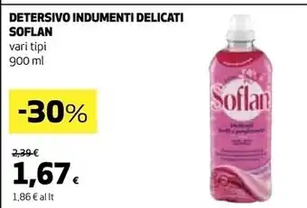 Coop Soflan detersivo indumento delicati offerta